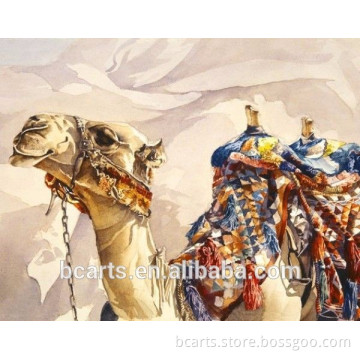 New arrival colored dressing arrogant camel oil painting